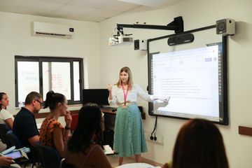 Whiteboard Tafel bei BELS Malta