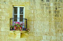 Fassade Malta - Balkon